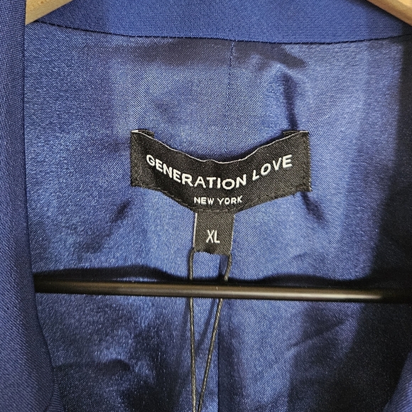 Generation Love | Meg Blue Crepe Blazer NWT - Picture 8 of 8